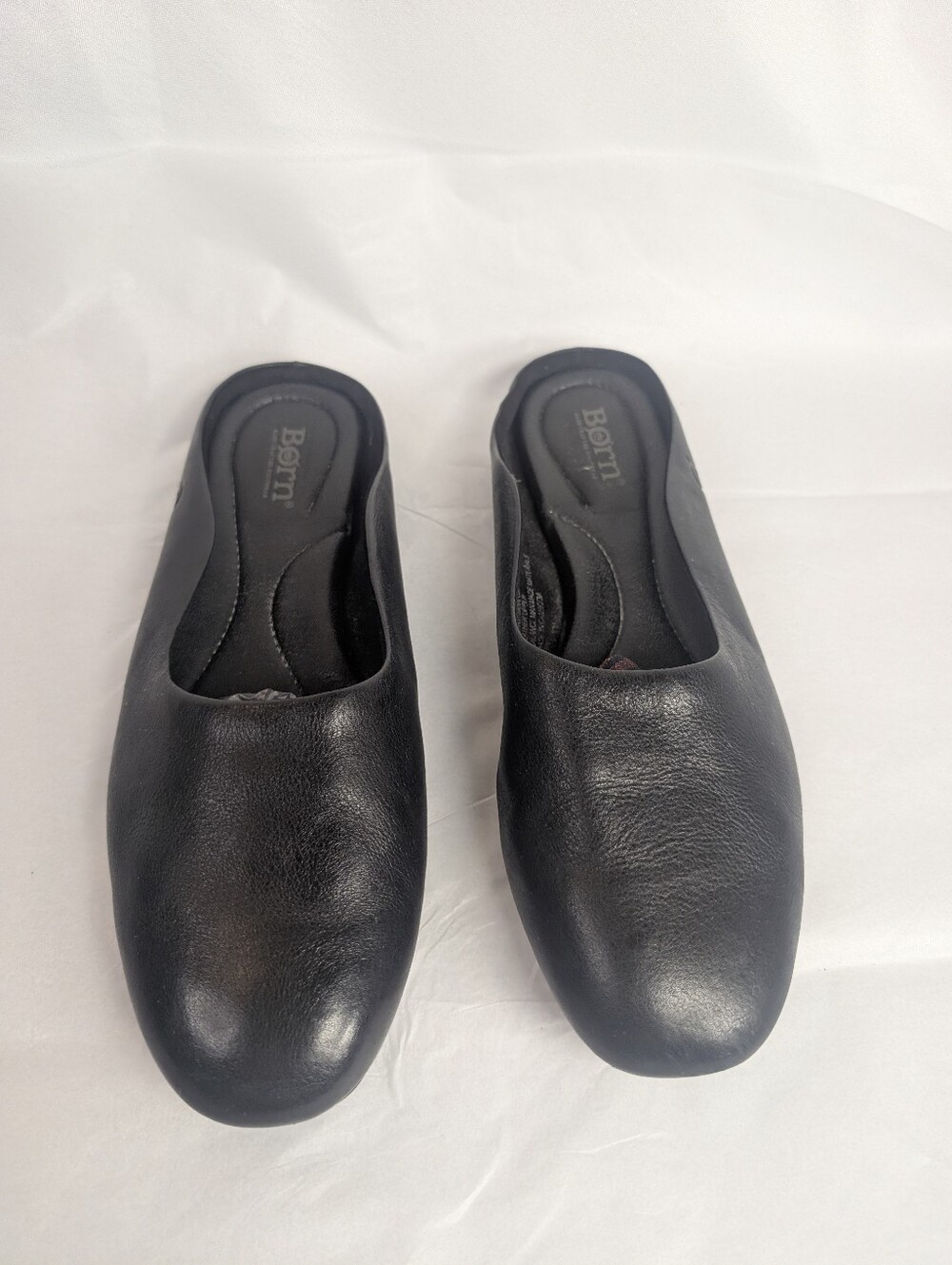 Born Bryar Women's Black Slip-On Leather Mules